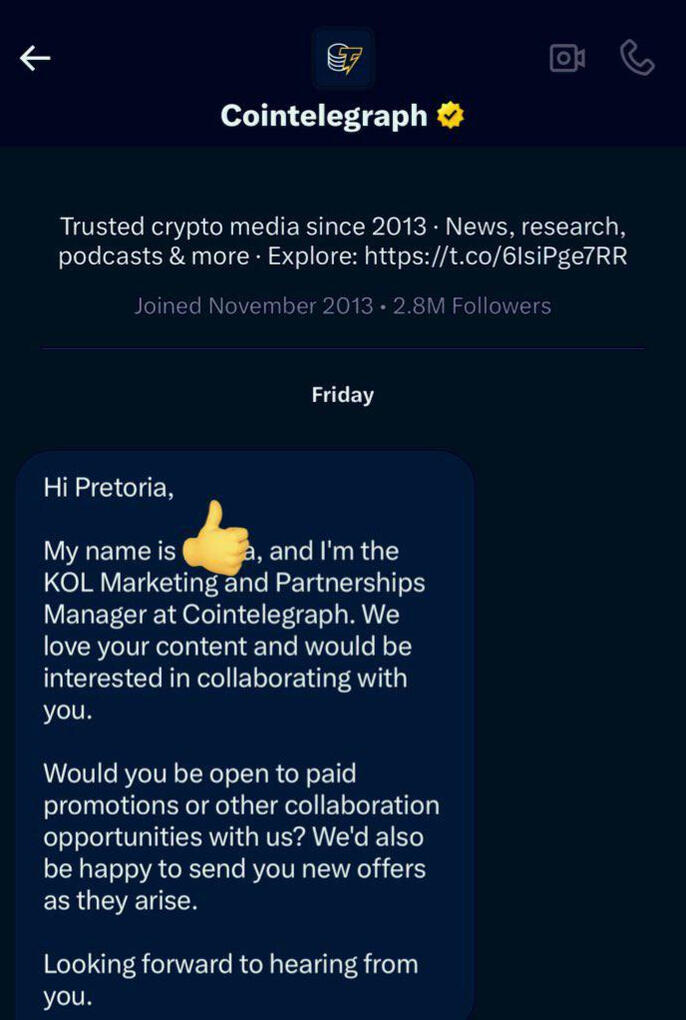 Review from Cointelegraph