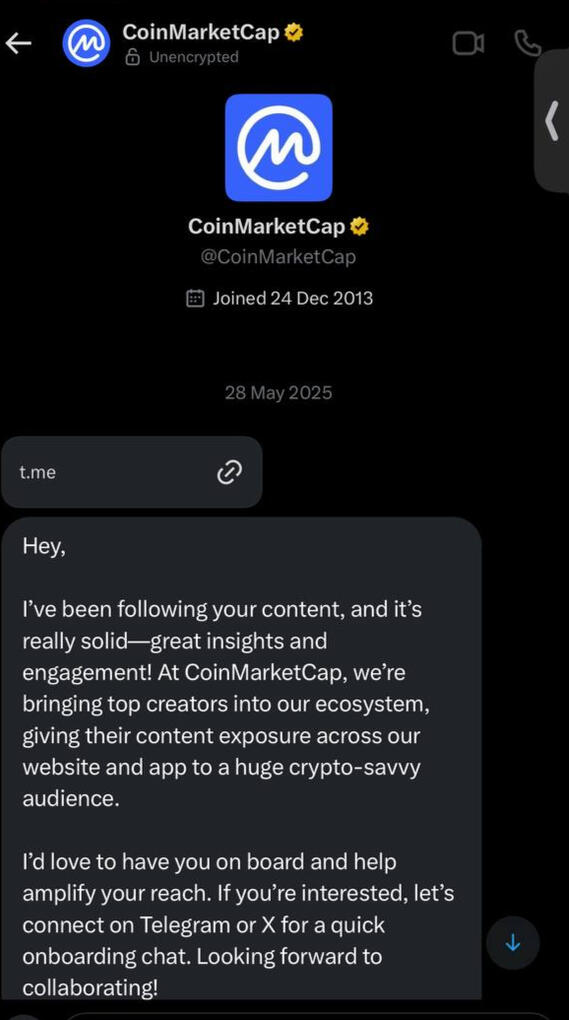 Review from CoinMarketCap